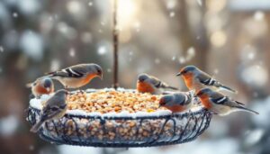 Un ornitologo svela quale cibo economico attira gli uccelli ogni mattina a gennaio